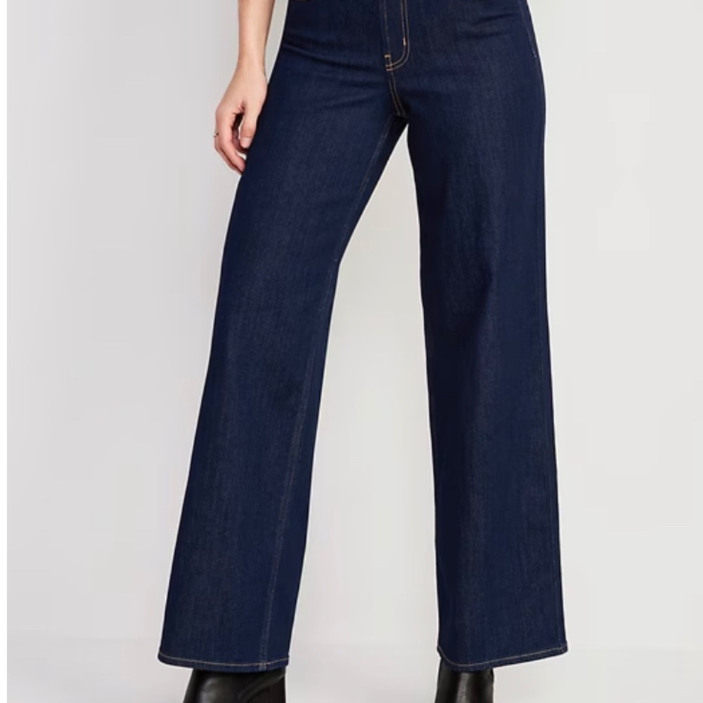 Old Navy Women's Dark Blue Flare Jeans